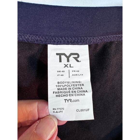 TYR Sport Women's Solid Diamondback Workout Bikini Swim Suit NWOT Navy - Picture 8 of 9